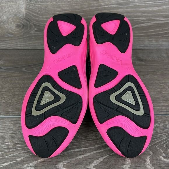 Vionic 335Python Women's Sz 7M Black Pink Low Top Lace Up Walking Sneakers - Picture 7 of 10